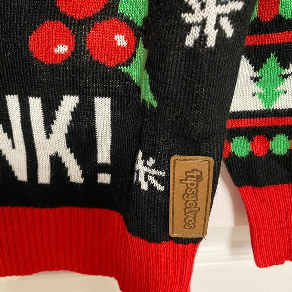 New Tipsyelves Ugly Sweater Size Medium - Picture 3 of 6